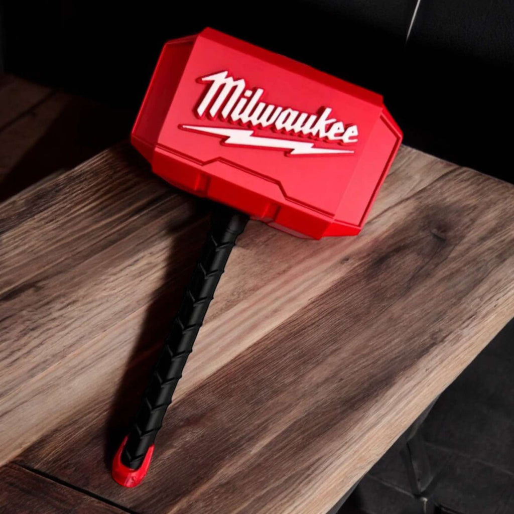 Milwaukee Thor Hammer | Life-Size 3D Printed Tool-Themed Mjolnir