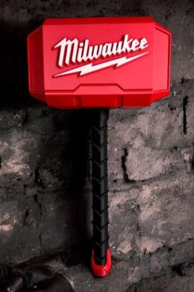 Milwaukee Thor Hammer | Life-Size 3D Printed Tool-Themed Mjolnir