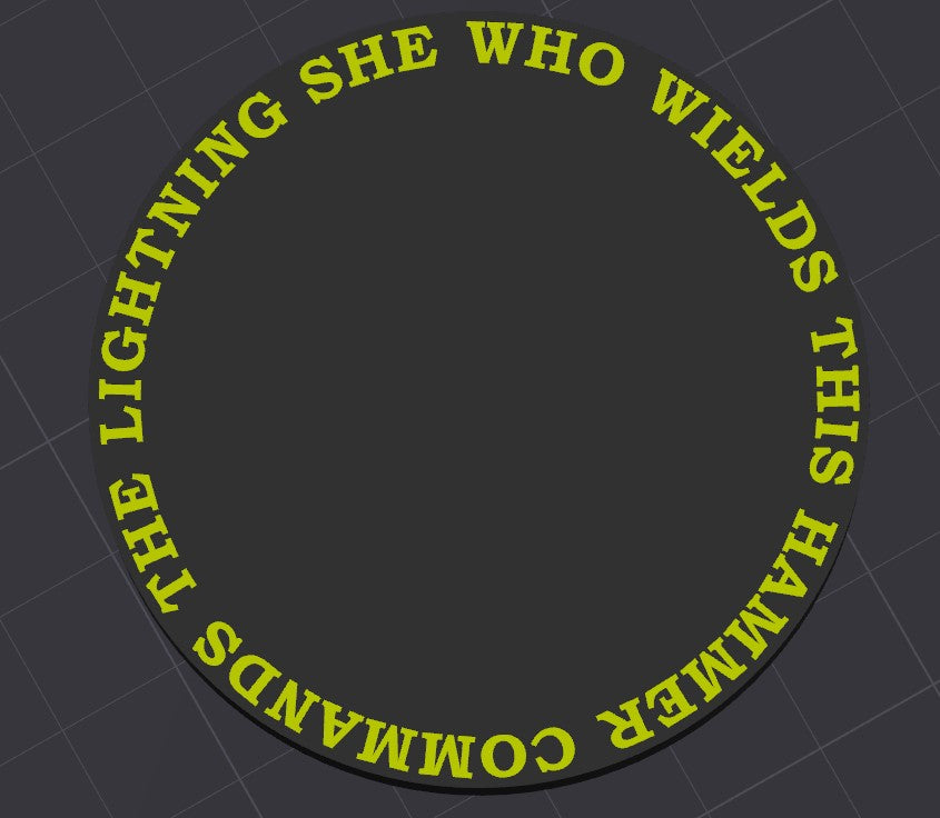 3D Printed Ryobi-Themed Thor Hammer | High-Viz Green Prop