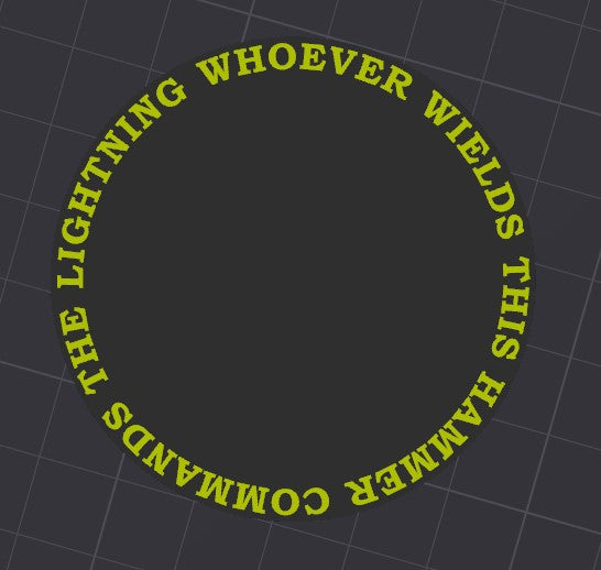 3D Printed Ryobi-Themed Thor Hammer | High-Viz Green Prop